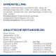 Ingrediënten- en voedingsinformatie voor huisdiervoeding, met details over samenstelling, eiwitbronnen en analytische componenten in het Nederlands.