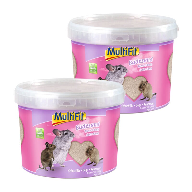 MultiFit Badzand voor chinchilla's 2x5 kg