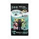 Eine Tüte Lucky Lou Katzenfutter mit einer Cartoon-Schwarzen Katze, beschriftet mit "Mono Forelle" mit Forelle und Superfoods, und dem Text "Fisch und Fertig!"