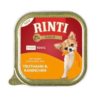 RINTI Gold Mini 16x100g Truthahn & Kaninchen