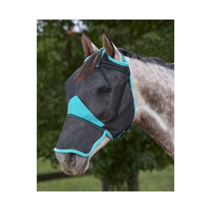 Weatherbeeta Fliegenmaske Comfitec Deluxe Fine Mesh mit Nase