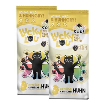Trockenfutter Katze Kitten, Food Code, Geflügel & Huhn 2x3 kg