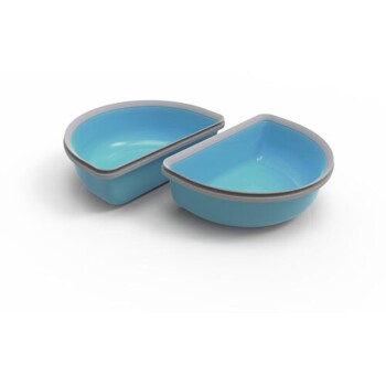 demi-coquilles bleues pour distributeurs automatiques de nourriture SureFeed