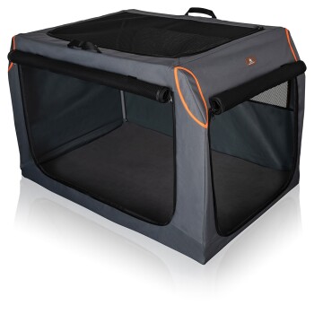 faltbare Hundebox Auto Transportbox Alverstone mit Aluminiumgestell für den Kofferraum M