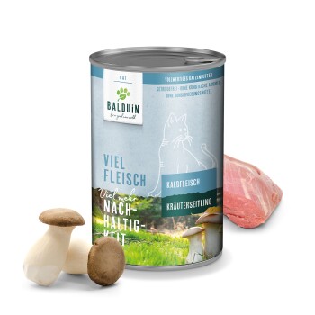 Katze Kalb & Kräuterseitling 12x400g