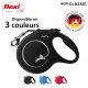 Laisse New Classic noir L, 8 m, 50 kg