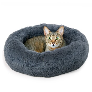 Katzenbett Ceddie dunkelgrau M