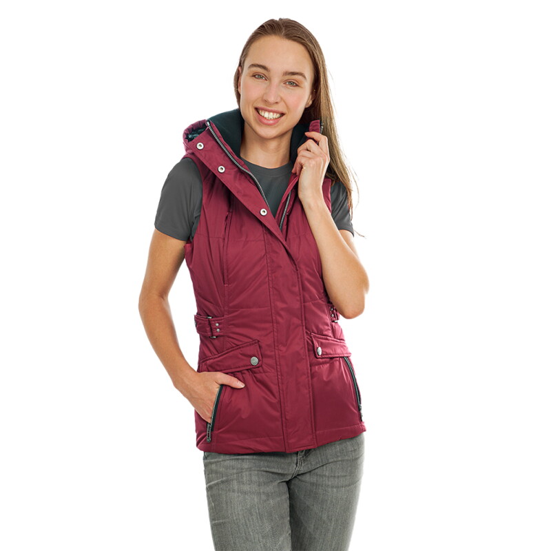 Knuffelwuff Damen Weste Carinae rot 44 - EU