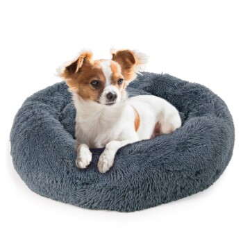 Hundebett Ceddie dunkelgrau M