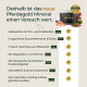 Produktwerbung: Pferdegold Mineral-Dose mit der Überschrift 'Neues Pferdegold Mineral – einen Versuch wert' und einer deutschen Checkliste mit Vorteilen.