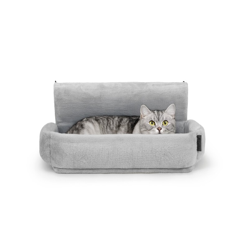 Lionto Katzenbett für Heizungen hellgrau
