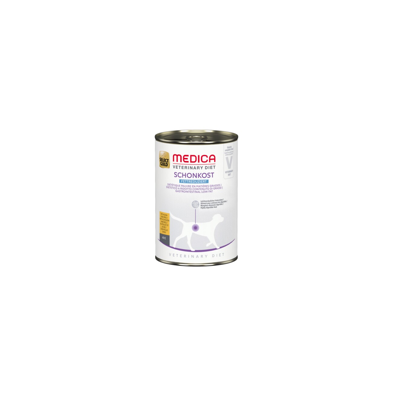 SELECT GOLD Medica Nassfutter Hund Adult Schonkost fettreduziert, mit Huhn  6x400 g | FRESSNAPF