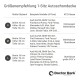 Tabelle mit Größenempfehlungen für Doctor Bark's Einzelsitz-Autositzbezug, mit Abmessungen und Beispiel-Automodellen für jede Größe.