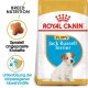 Royal Canin Welpenfutter für Jack Russell Terrier, mit einem Welpenbild, rassespezifischem Futter und Text, der die Immununterstützung hervorhebt.