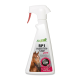 Stiefel RP1 Insekten-Stop ultra Insektenschutzsprayflasche, mit einem Pferdebild und Text, der "EXTRA STARK" und "Für Reiter und Pferd" hervorhebt.