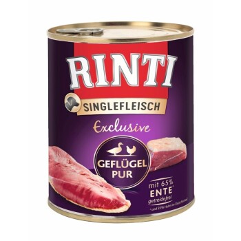 RINTI Singlefleisch Geflügel pur exclusive 12×800 g