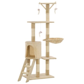Kratzbaum 138cm beige