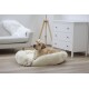 Pet Kuschelbett Fluffy, Creme, Eckig, 80x60cm