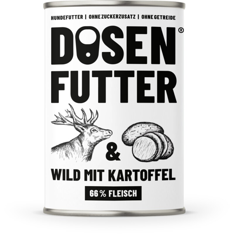 SCHNAUZE & CO. 6x400g WILD & KARTOFFEL