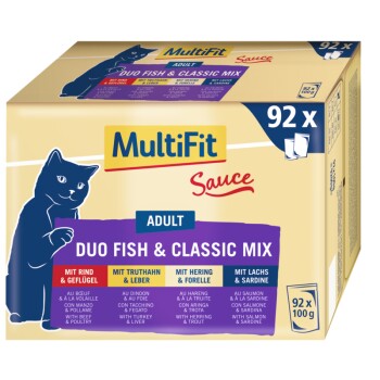Adult Sauce Duo Fish & Classic Mix Multipack XXL 92x100g