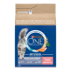 Sac de nourriture Purina ONE Bifensis, chat gris à poil long, « Spécial Chat Stérilisé », « Saumon Ingrédient N°1 », 3 kg