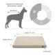 Hundebett Maße: 117 cm Länge, 80 cm Breite, 10 cm dick; geeignet für große Rassen wie Deutsche Schäferhunde und Mastiffs.