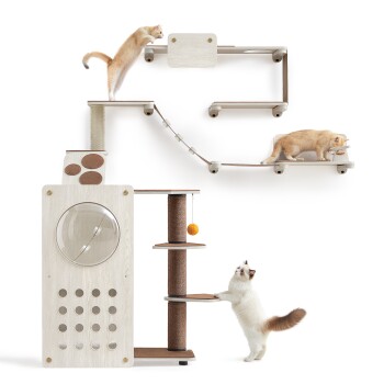 Clickat Land Katzenmöbel 7er Set Wand