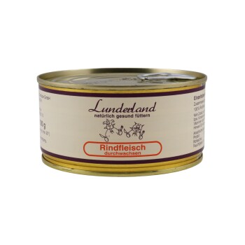 Lunderland Reinfleisch-Dose Rindfleisch durchwachsen 12×300 g