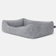 Hundebett ANTON Cord Grau L