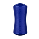 Blaues Tierpflegewerkzeug mit dem Text "PET TEEZER" deutlich sichtbar, mit einem verspielten Muster von Hundeknochen.