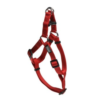 Nylon One Touch Classic harness red S