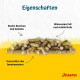 Gelber 4-kg-Behälter Josera Joker Mineral Pferdezusatz mit Pferdesilhouette aus Körnern auf dem Etikett.