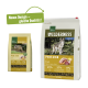Zwei Beutel "Wilderness Pure Duck" Hundefutter, einer mit einem Wolf und der andere mit einer Ente, die 65% Ente und 0% Getreide hervorhebt.