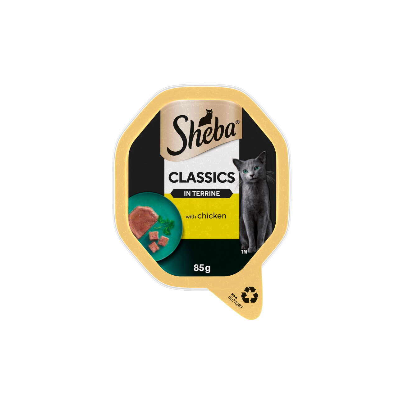 Sheba Loaf Tray Wet Cat Food Chicken 85g