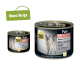 Dosen von Select Gold Pure Katzenfutter mit einem Katzenetikett, mit "Kalb," "Adult > 1 Jahr," und "Vital Health Formula." Das grüne Etikett sagt "Neues Design."