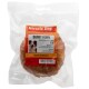 Miracle Dog Snacks Donut Huhn Hundeleckerli in transparenter wiederverschließbarer Verpackung mit Produktdetails und Barcode.