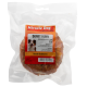 Miracle Dog Snacks Donut Huhn Hundeleckerli in transparenter wiederverschließbarer Verpackung mit Produktdetails und Barcode.
