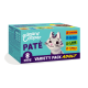 Edgard Cooper PATE cat food box 8x85g variety pack adult with cat art; flavors 2x chicken, 2x salmon, 2x lamb, 2x turkey