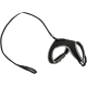 Harnais pour animaux de compagnie noir avec une laisse assortie, présentant un design rembourré et des bords réfléchissants pour la sécurité.