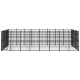 Hundezwinger Box Stahl 7,68 m, 4,8 m, 2 m