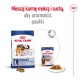 Opakowanie karmy dla psów Royal Canin L Maxi, zawierające suchą karmę i puszkę mokrej karmy, z tekstem promującym mieszanie obu dla różnorodności.
