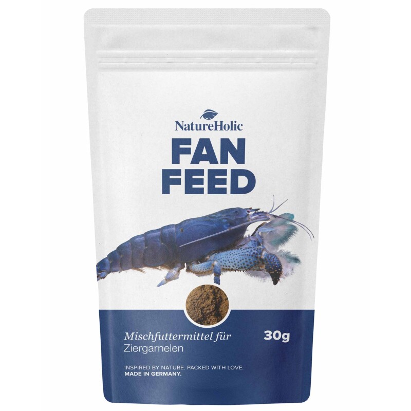 NatureHolic - Fächerfeed - Fächergarnelenfutter - 30g - Fanfeed