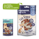 Image of two pet food packages: one labeled "MEAT PASTA" with a dog and nutritional info, and another "Fun Snack" with a dog and fish ingredients.
