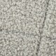 Close-up of soft, curly gray fabric, resembling plush pet bedding or a cozy blanket.