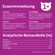 Huisdiervoeding verpakking met ingrediënten en voedingsanalyse in het Duits, inclusief kip, eend, gevogelte en kalkoen.