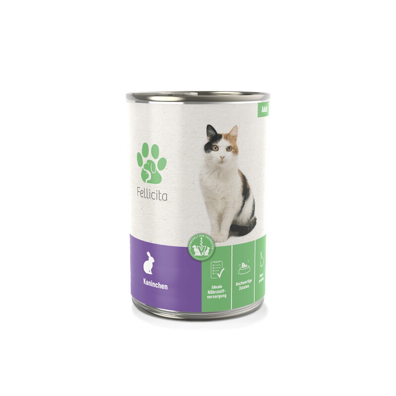 Fellicita Kaninchen pur 6x 400g