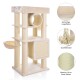 Katzenbaum mit mehreren Ebenen, Kratzpfosten und gemütlichen Hängematten; bietet qualitativ hochwertiges Sisal und geräumige Liegeflächen.