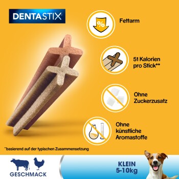 Zahnpflege Dentastix Daily Oral Care Multipack für kleine Hunde, 70x