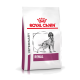 Royal Canin Veterinary Renal Hundefutterbeutel mit einem schwarz-weißen Bild eines Hundes, mit "ROYAL CANIN" und "RENAL" deutlich sichtbar.