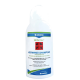 Flasche mit Canina PETVITAL Verminex Shampoo für Haustiere, mit Insektenschutz, mit Text auf Deutsch über seine Vorteile und Anwendung.
